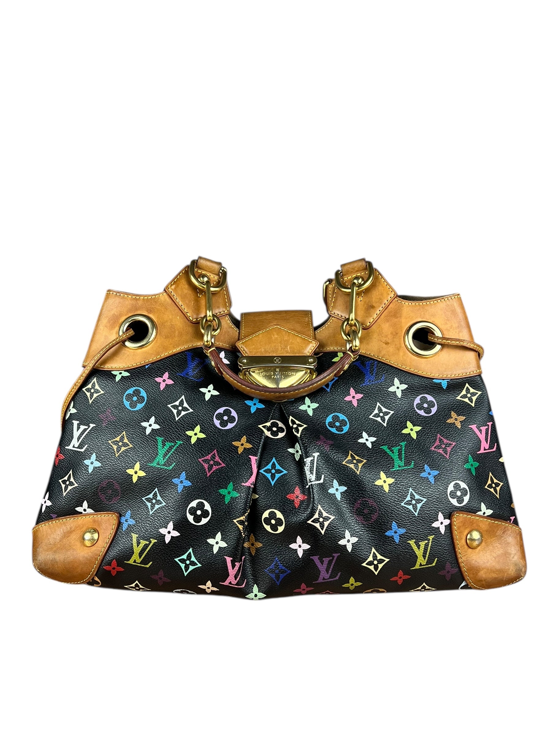 Louis Vuitton Black Murakami Ursula Handbag