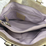 Coach Cream Pebbled leather Carryall Soho Shoulder Bag