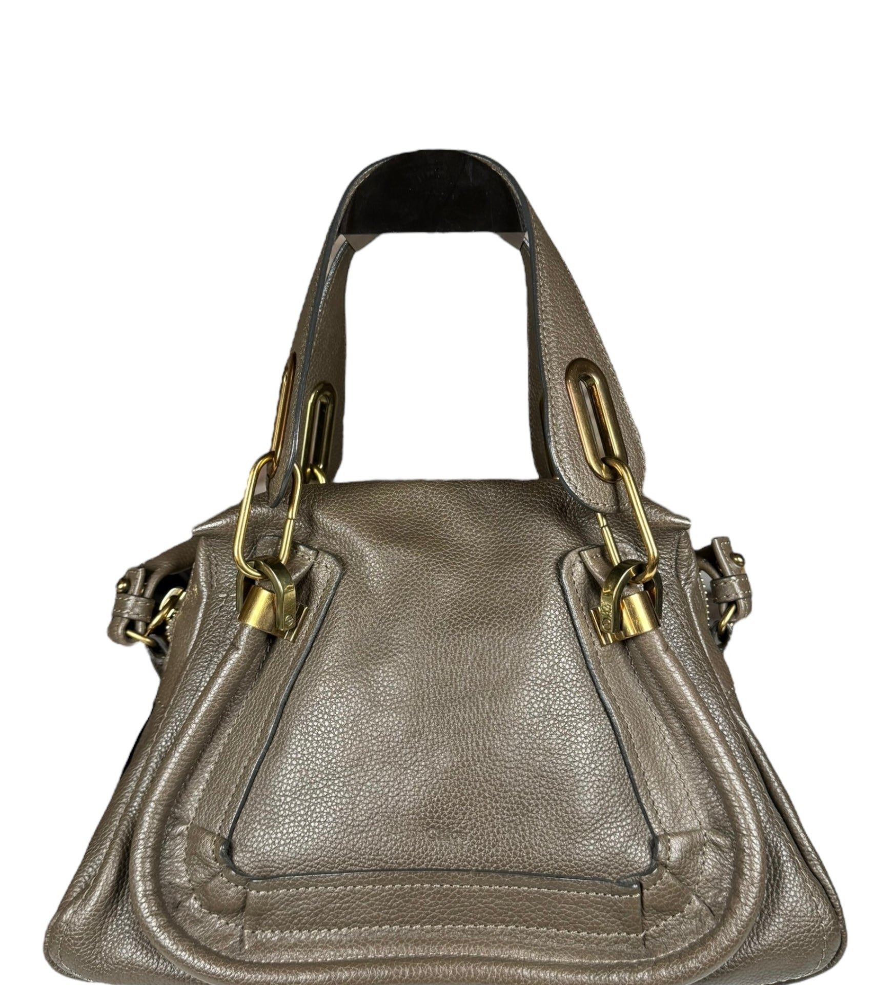 Chloe Partay Small Taupe Two-Way Bag