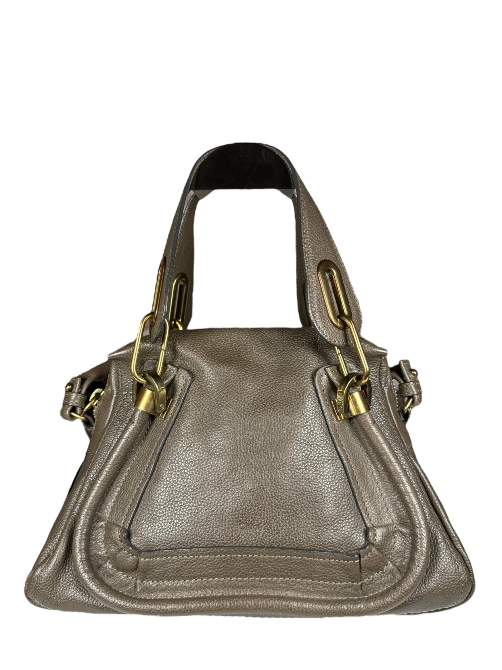 Chloe Partay Small Taupe Two-Way Bag