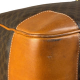 Celine Vintage Macadam Coated Canvas Weekender Travel Bag