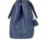 Prada Navy Saffiano Leather Galleria Tote