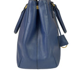 Prada Navy Saffiano Leather Galleria Tote