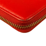 Vivienne Westwood Red Long Zip Orb Wallet