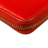 Vivienne Westwood Red Long Zip Orb Wallet