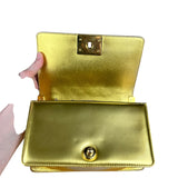 Chanel Gold Metallic CC Boy Bag 2014