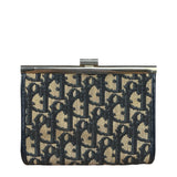 Christian Dior Vintage Diorissimo Oblique Kisslock Clutch