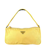 Prada Vintage Nylon Yellow Pochette