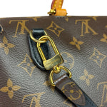 Louis Vuitton Black Leather/ Monogram Marignan 2Way Bag
