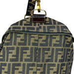 Fendi Vintage Zucca Canvas Collapsible Shoulder Bag