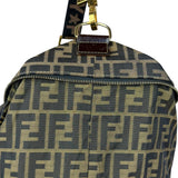Fendi Vintage Zucca Canvas Collapsible Shoulder Bag