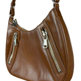Saint Laurent Vintage Brown Leather Mini Shoulder Bag