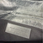 Balenciaga Grey Lambskin Giant Envelope Clutch