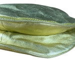 Loewe Gold Leather Anagram Shoulder Bag