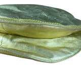 Loewe Gold Leather Anagram Shoulder Bag