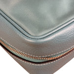 Coach Teal Blue Ellis Boxy Cosmetic Pouch
