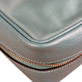 Coach Teal Blue Ellis Boxy Cosmetic Pouch
