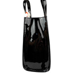 Off-White Black Patent Leather Kids Butterfly Bookish Two-Way Bag