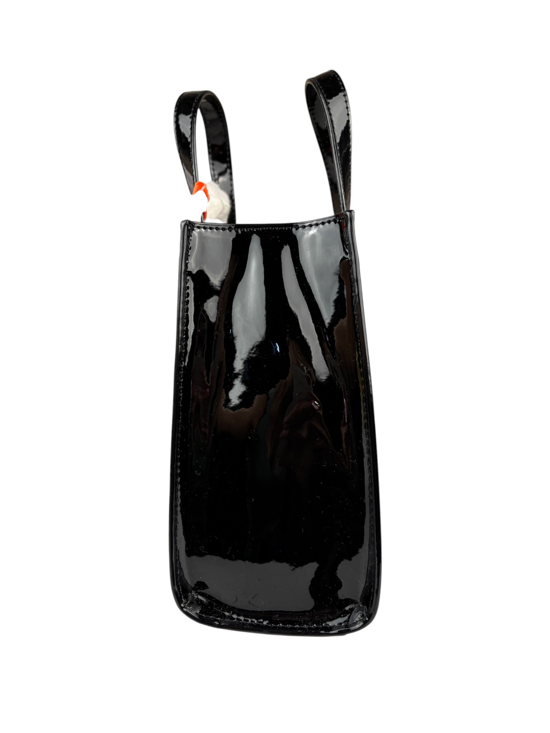 Off-White Black Patent Leather Kids Butterfly Bookish Two-Way Bag