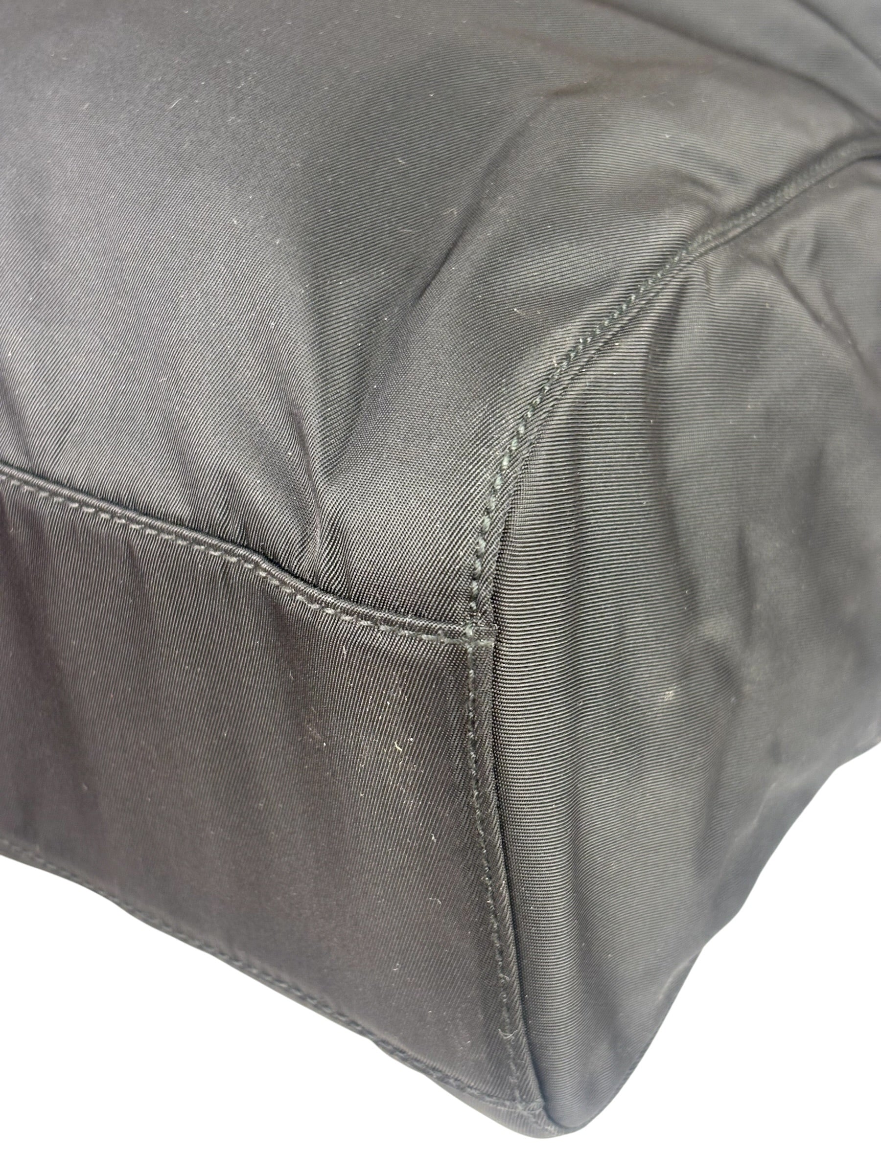 Prada Vintage Black Tessuto Nylon Tote