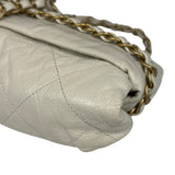 Chanel White Quilted Leather Midnight Swim Baluchon Clutch 2012