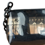 Chanel Black PVC Vinyl Coco Windows Pochette 2003