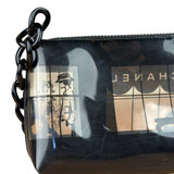 Chanel Black PVC Vinyl Coco Windows Pochette 2003