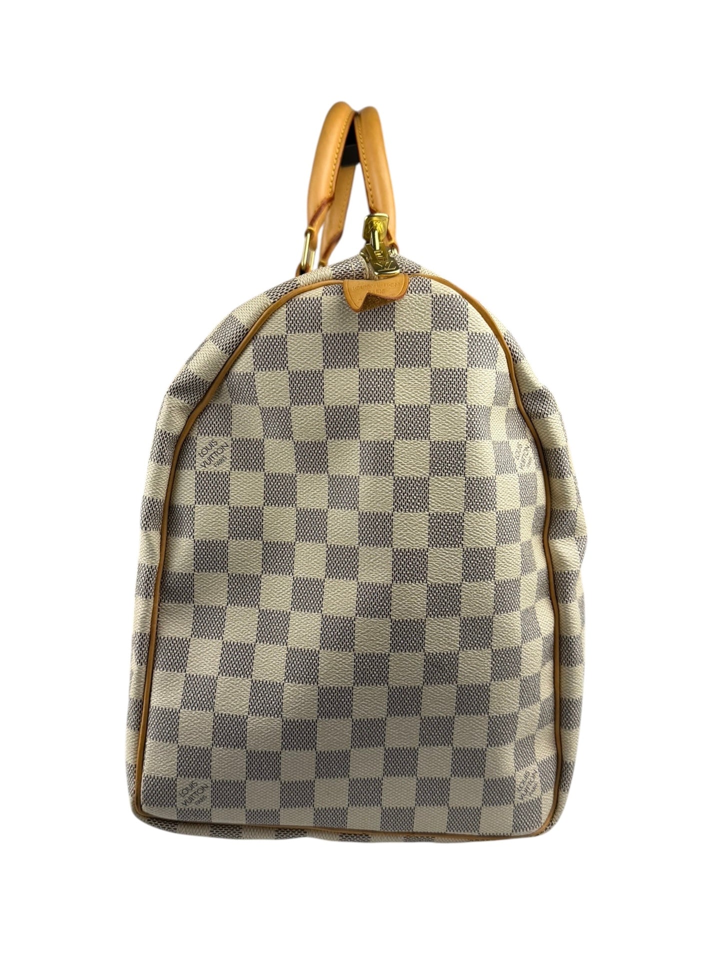 Louis Vuiiton Damier Azur Keepall Bandouliere Hand Bag 55