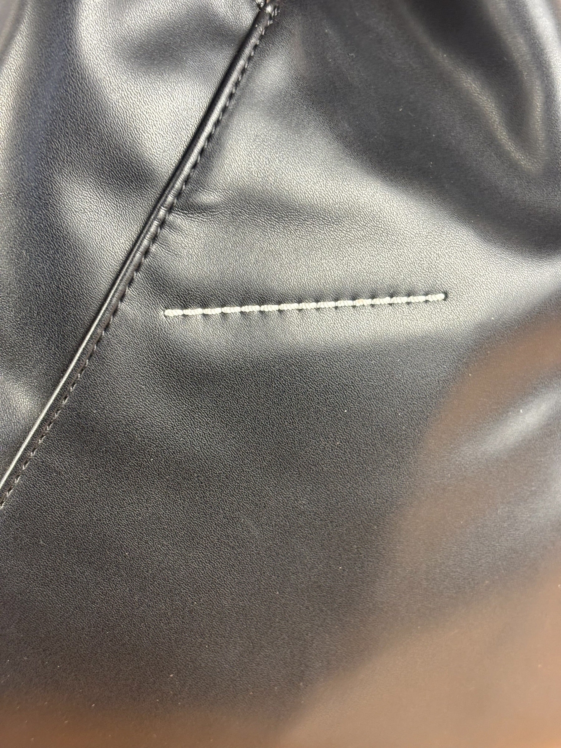 Maison Margiela Vintage Black Leather Japanese Tote Bag - MM6