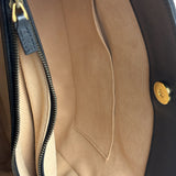 Gucci Black Leather Bamboo Diana 2Way Tote Bag
