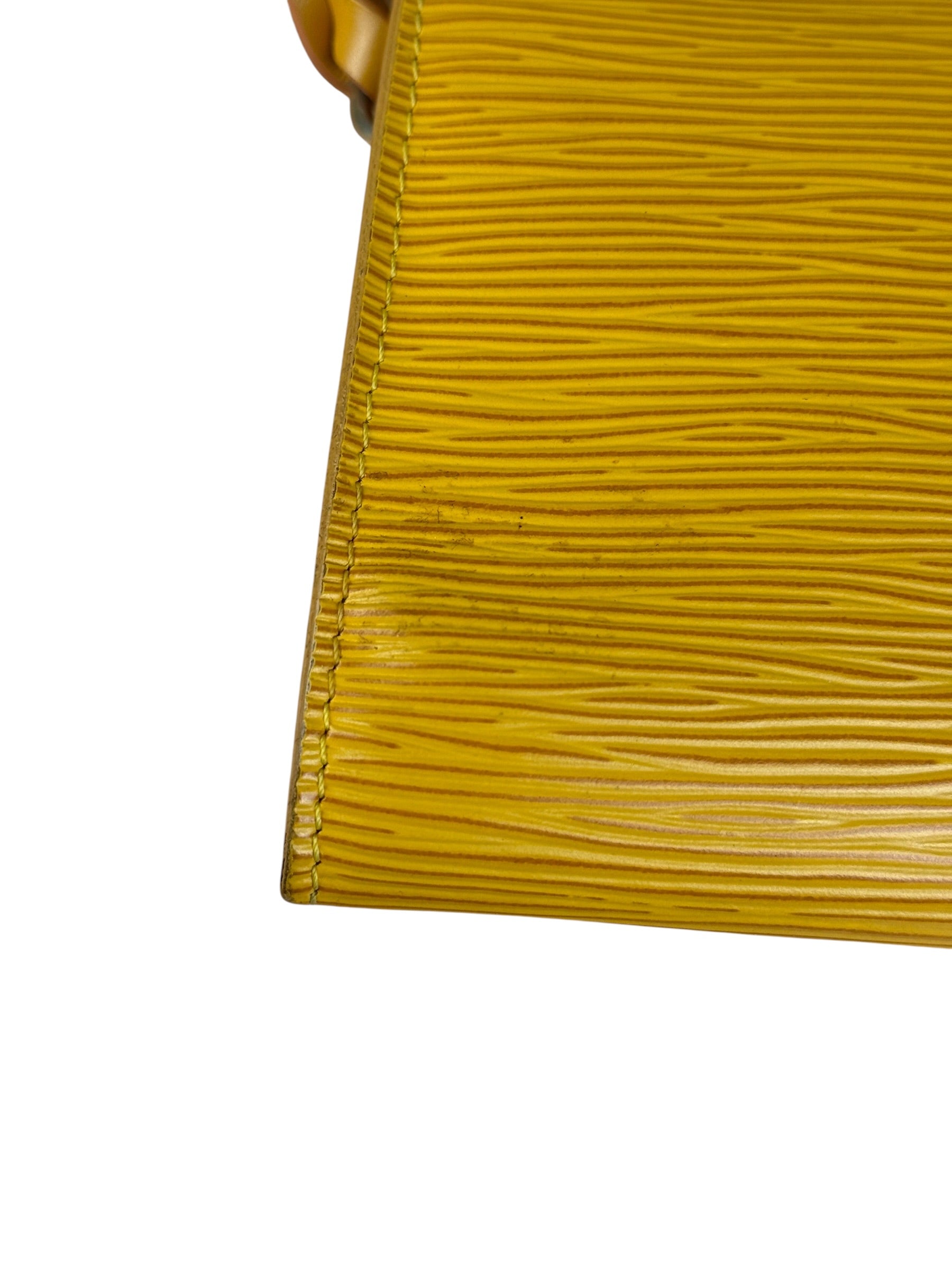 Louis Vuitton Yellow Epi Pochette
