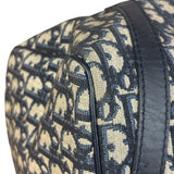 Christian Dior Vintage Blue Oblique Trotter Boston Bag