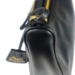 Prada Black Saffiano Leather Re-Edition Two-Way Bag