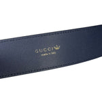Gucci x Adidas Leather Belt Navy/Red