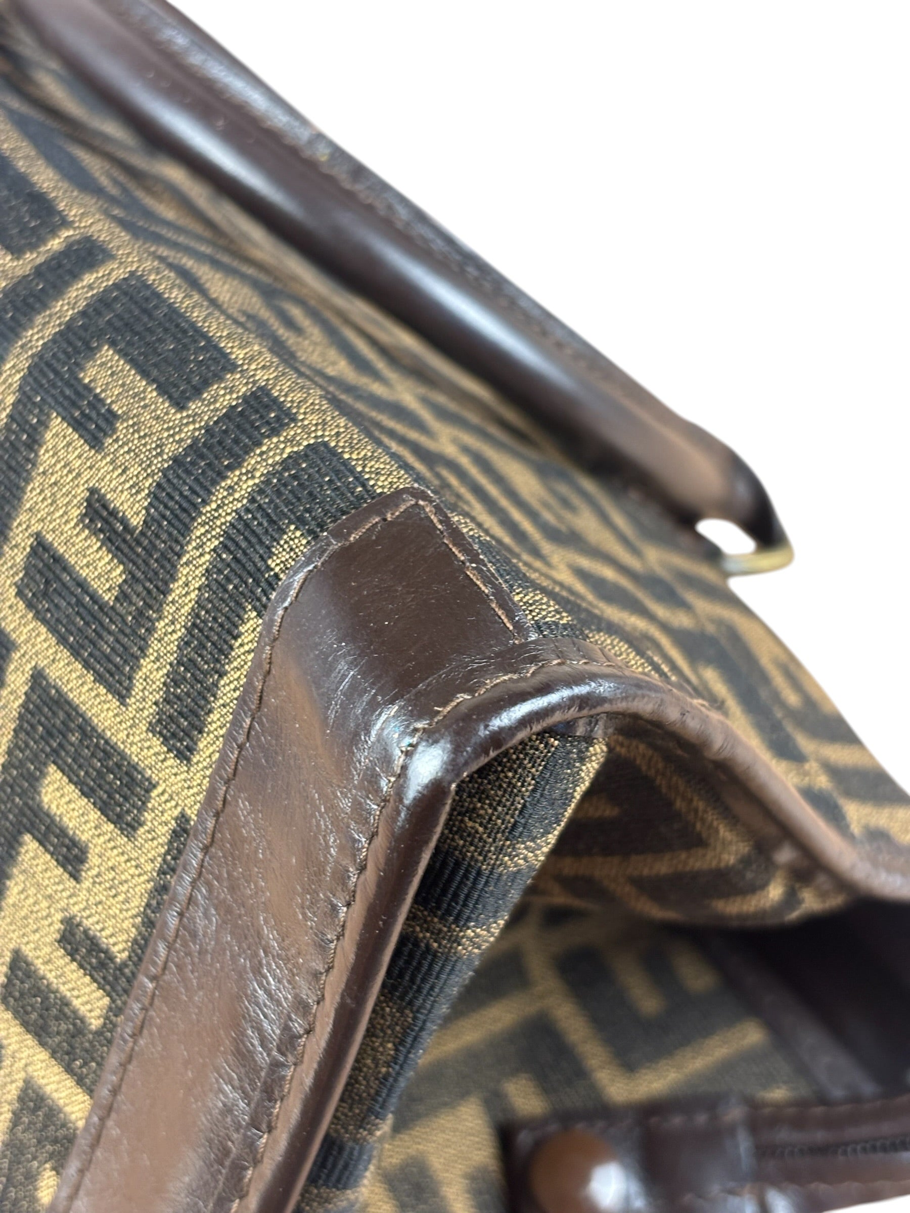Fendi Vintage Zucca Coated FF Monogram Handbag