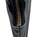 Celine Black Leather Solo Zipper Clutch