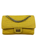 Chanel Crocodile Quilted Jersey Flap Shoulder Bag 2006