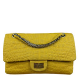 Chanel Crocodile Quilted Jersey Flap Shoulder Bag 2006
