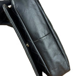 Chanel Black Leather Ultimate Stitch Single Flap Bag 2010