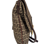 Fendi Canvas Monogram Zucchino Shoulder bag