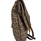 Fendi Canvas Monogram Zucchino Shoulder bag