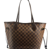 Louis Vuitton Damier Ebene Neverful MM Tote Bag