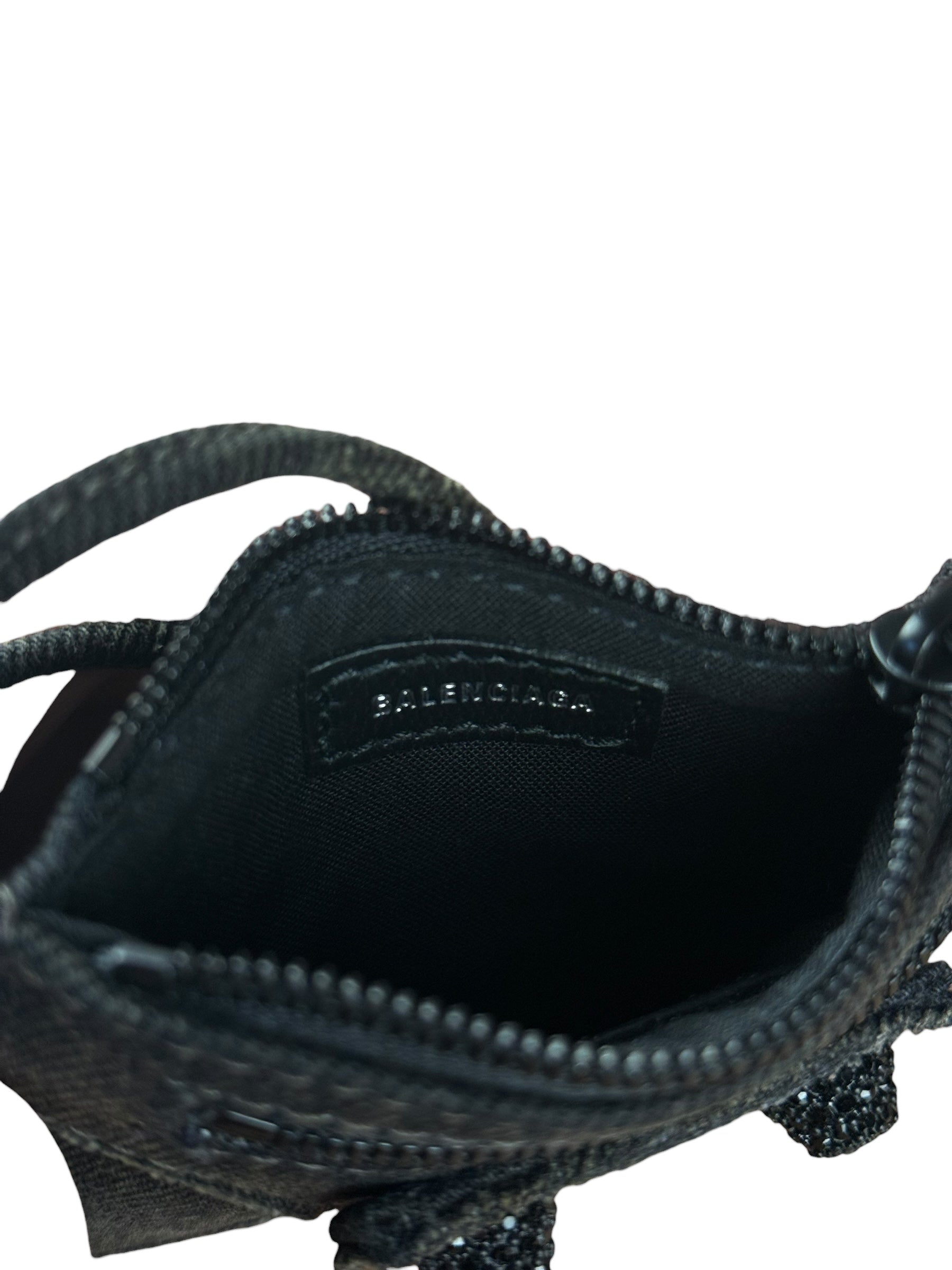 Balenciaga Le Cagole Zip Pouch Denim