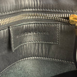 Balenciaga Black Leather Kendall Bucket Bag