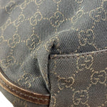 Gucci GG Denim leather Trim Gifford Tote Bag