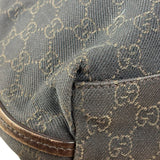 Gucci GG Denim leather Trim Gifford Tote Bag