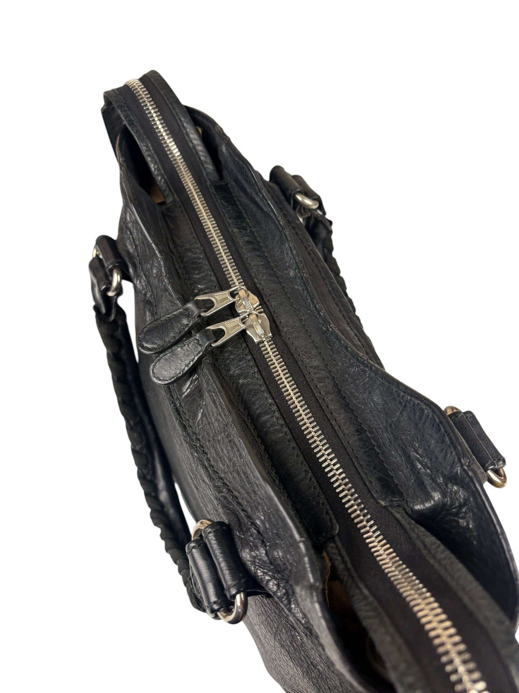 Balenciaga Black Classic Leather City Bag
