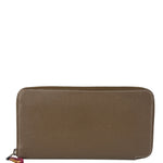 Hermes Taupe Epsom Leather Silk'In Long Wallet 2009
