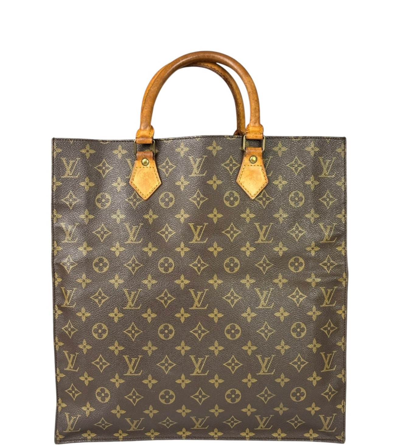 Louis Vuitton Monogram Sac Plat Tote Bag