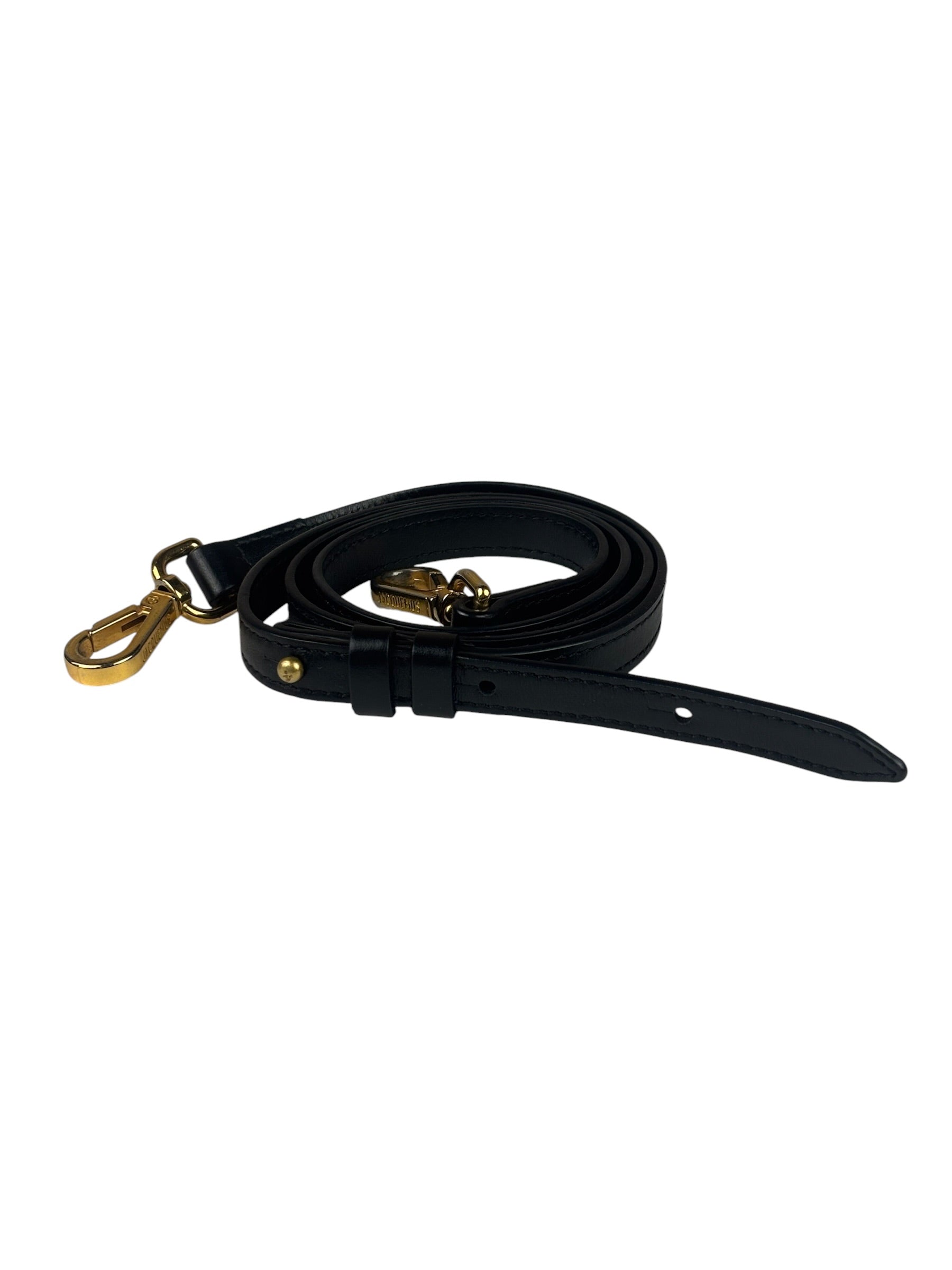Jacquemus Black Leather The Knot Chiquito Two-Way Bag